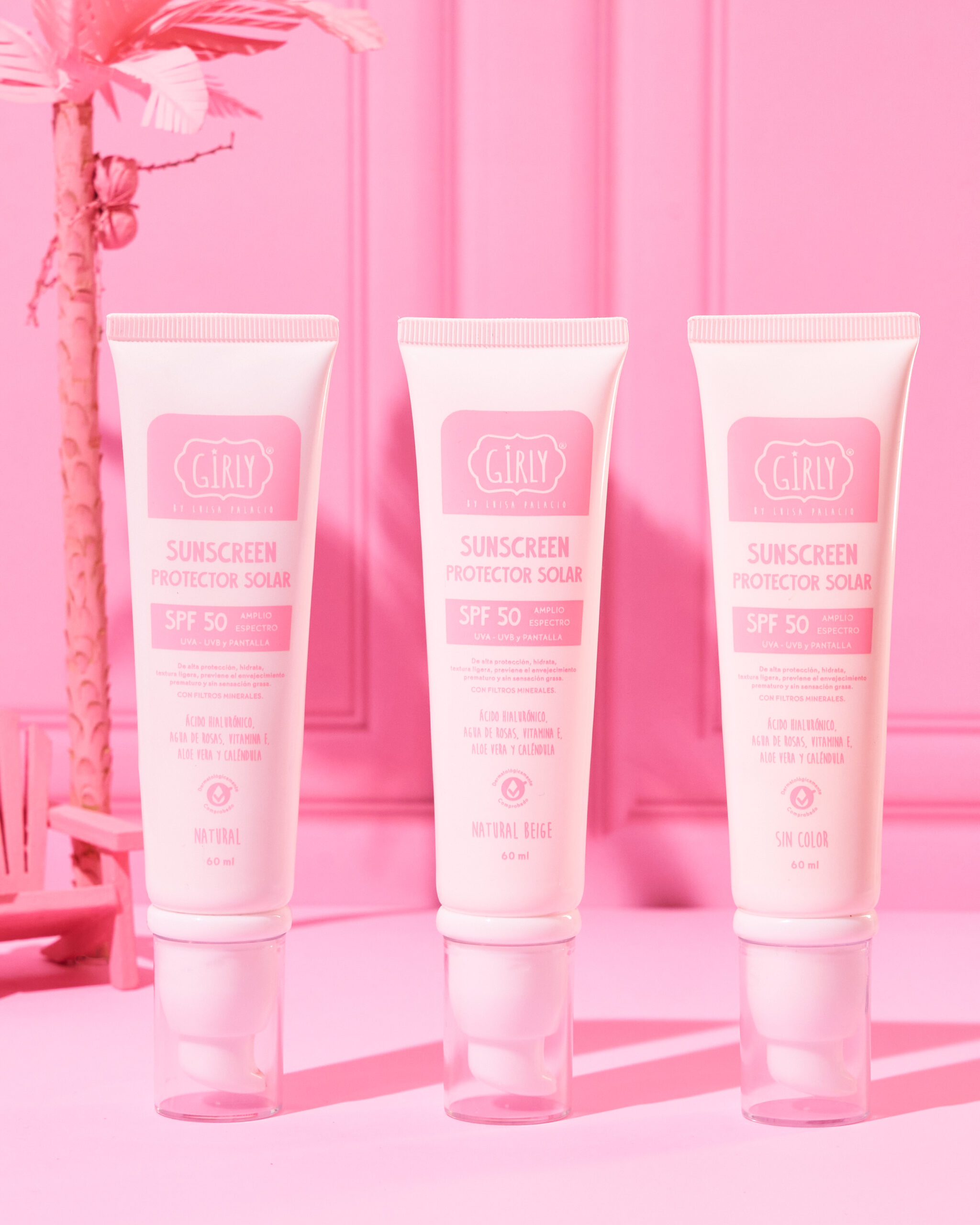 PROTECTOR SOLAR CON COLOR  GIRLY